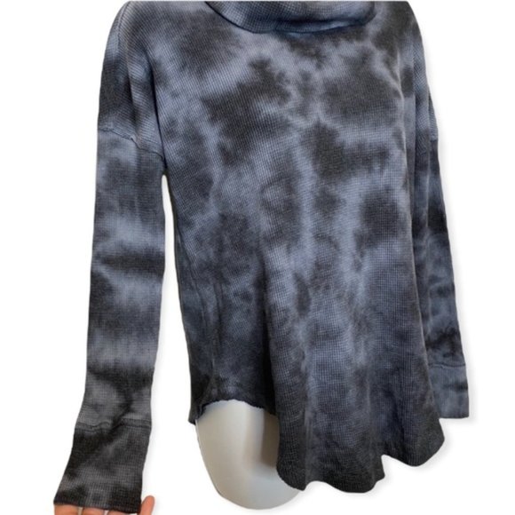 Anthropologie Maeve Tie dye Ainsley Cowl Neck Thermel Top Size XS - Picture 4 of 10